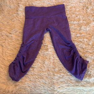 Lululemon seamless cropped leggings 